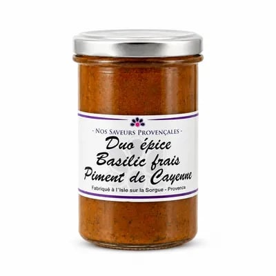Spicy Duo Fresh Basil Cayenne Pepper