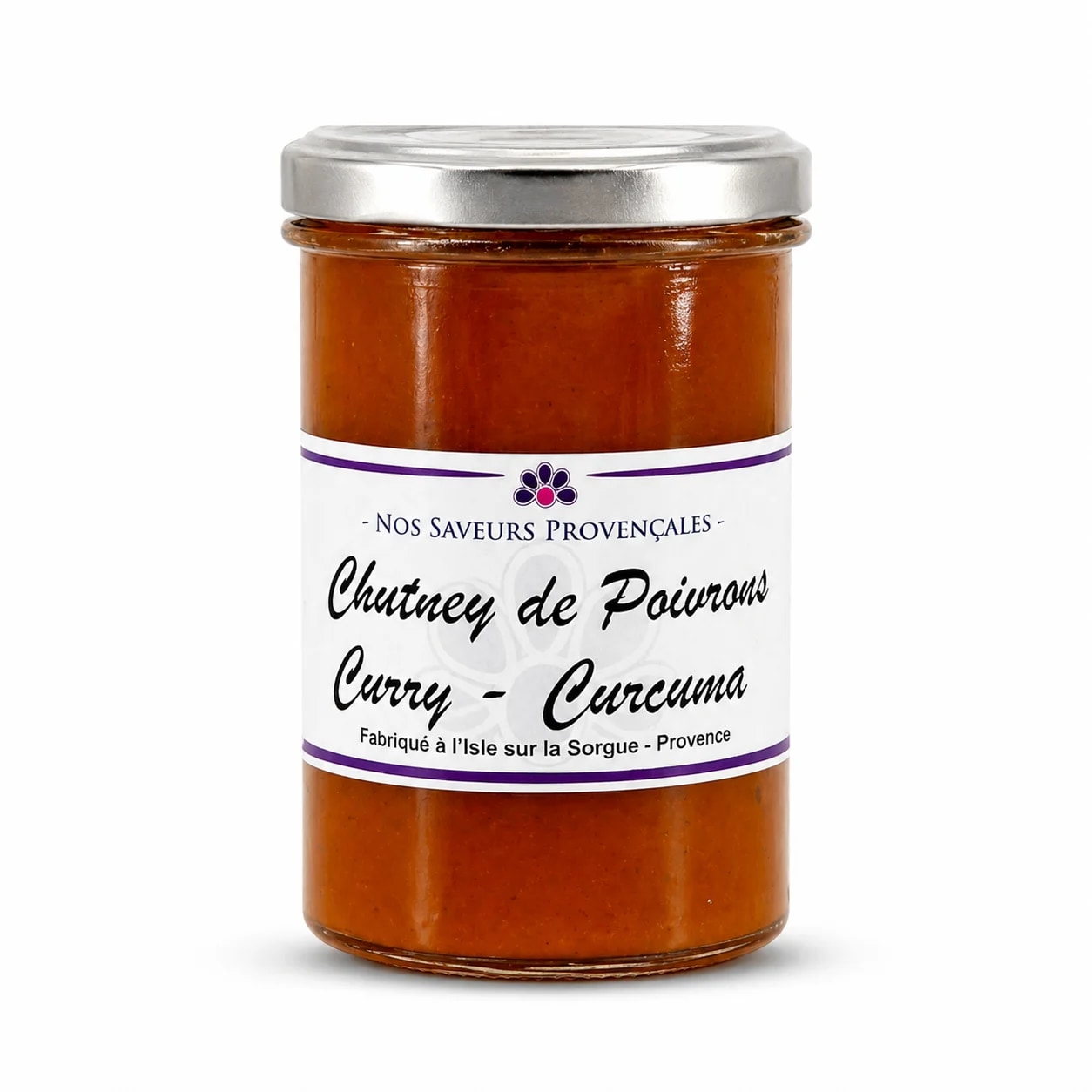 Yellow Pepper Chutney with Curry and Turmeric